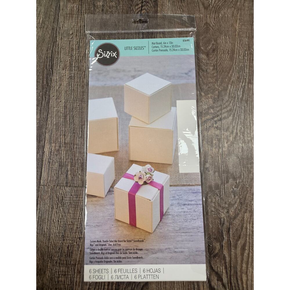 SIZZIX Double Sided Mat Score Boards, 656491, 6x13 Scrapbooking Crafting